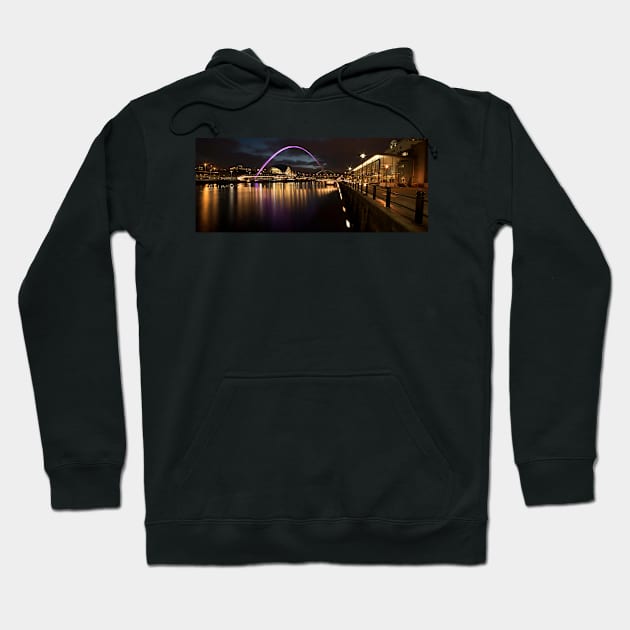 The Millenium Bridge Panoramic Hoodie by davehudspeth